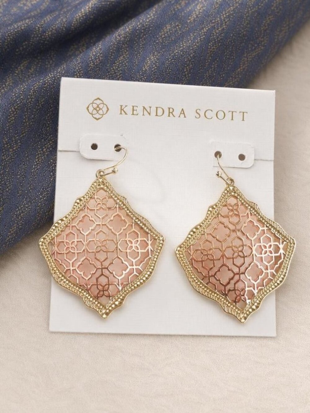 Kendra Scott Kirsten Rose Gold Drop Earrings